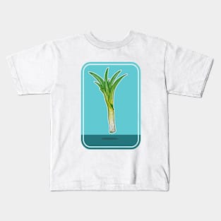 Leek vegetable plant Kids T-Shirt